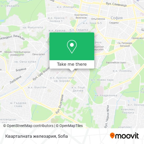 Кварталната железария map