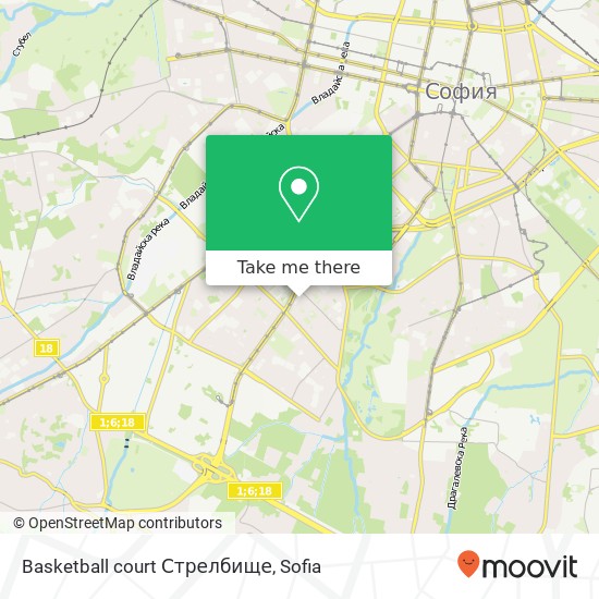 Basketball court Стрелбище map