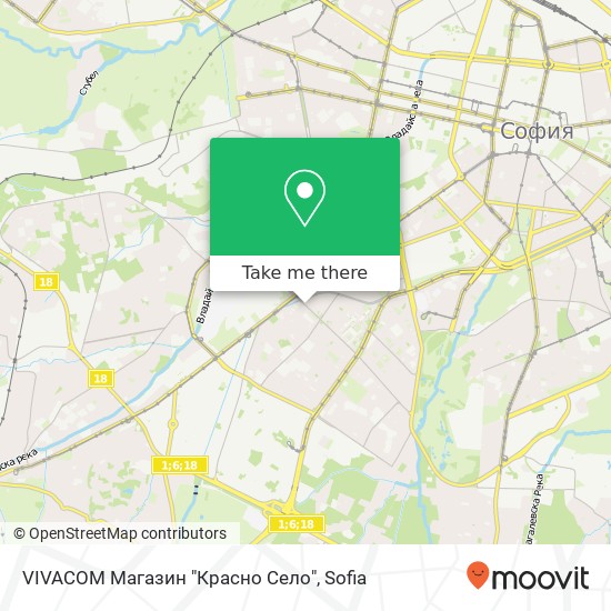 Карта VIVACOM Магазин "Красно Село"