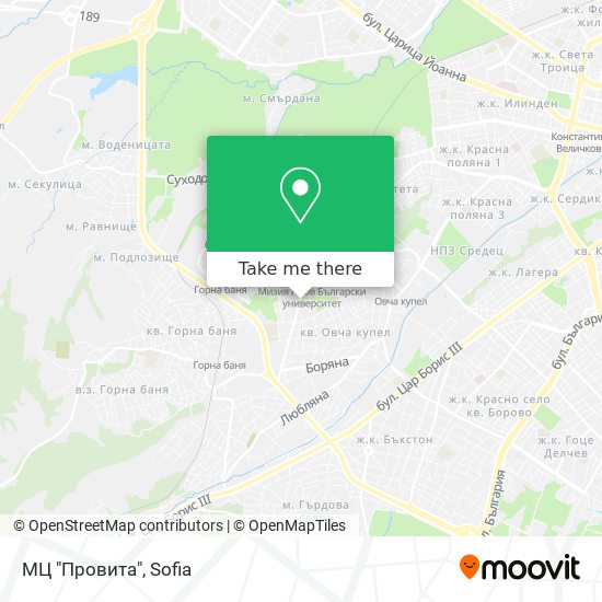 МЦ "Провита" map