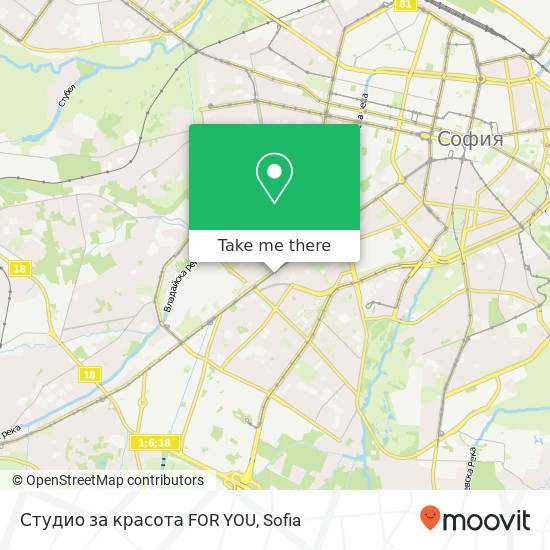 Студио за красота FOR YOU map