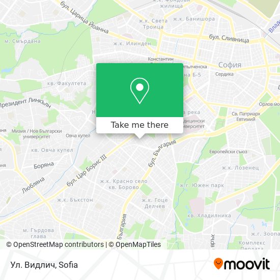 Ул. Видлич map