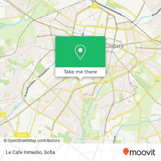 Карта Le Cafe Inmedio