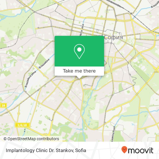 Implantology Clinic Dr. Stankov map