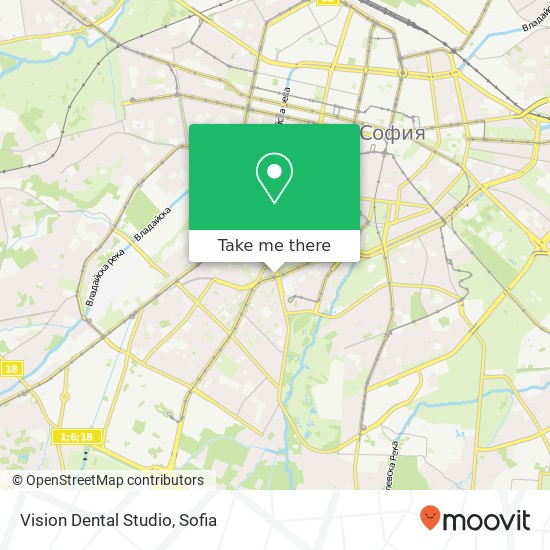 Карта Vision Dental Studio