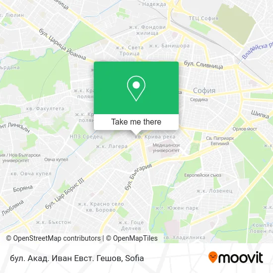 бул. Акад. Иван Евст. Гешов map