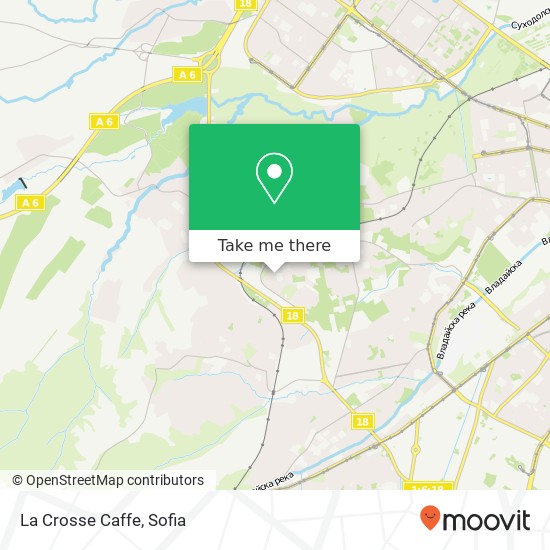 La Crosse Caffe map