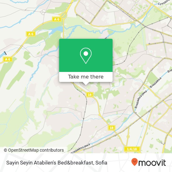 Карта Sayin Seyin Atabilen's Bed&breakfast