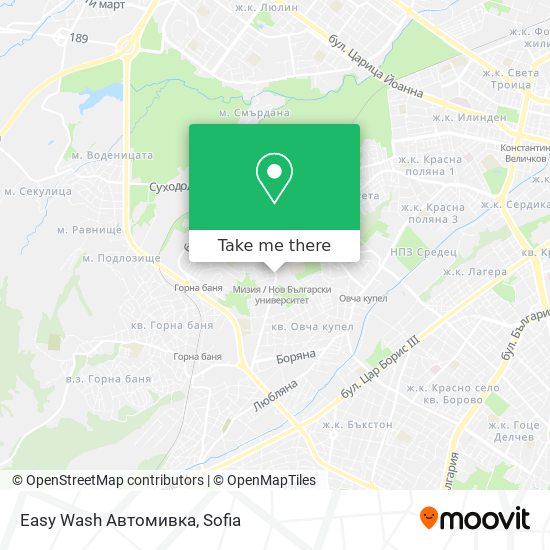 Easy Wash Автомивка map