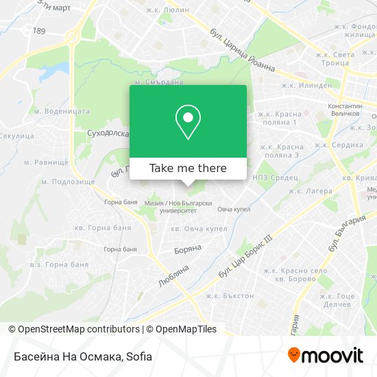 Басейна На Осмака map