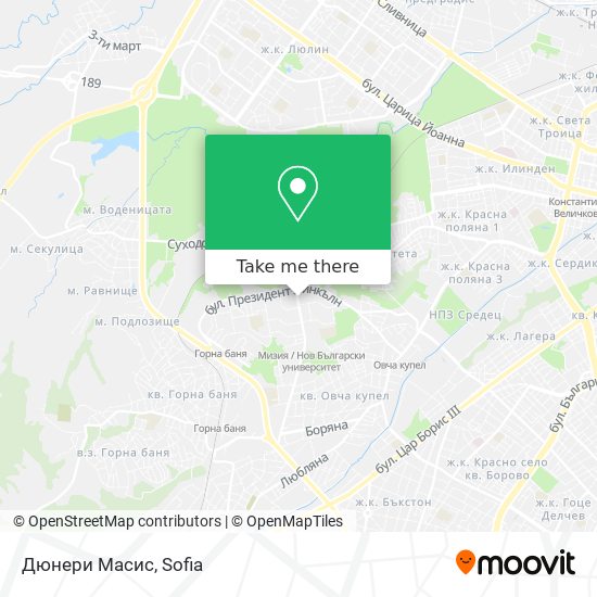 Дюнери Масис map