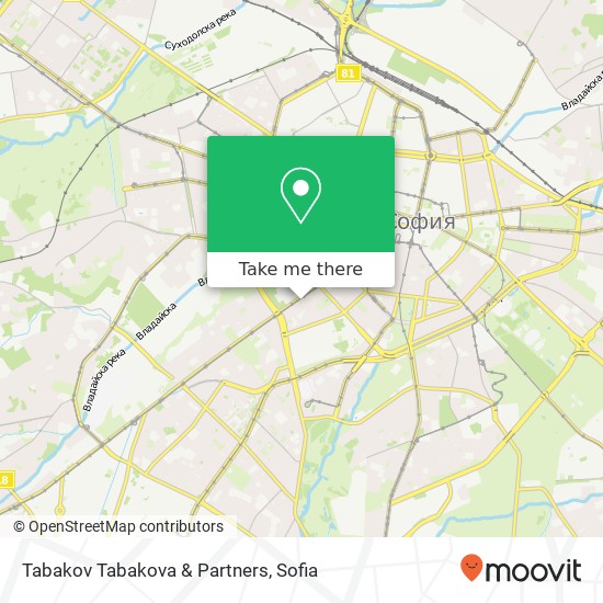 Карта Tabakov Tabakova & Partners