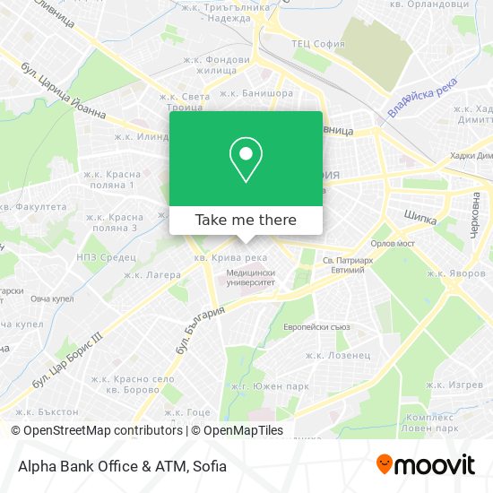 Alpha Bank Office & ATM map