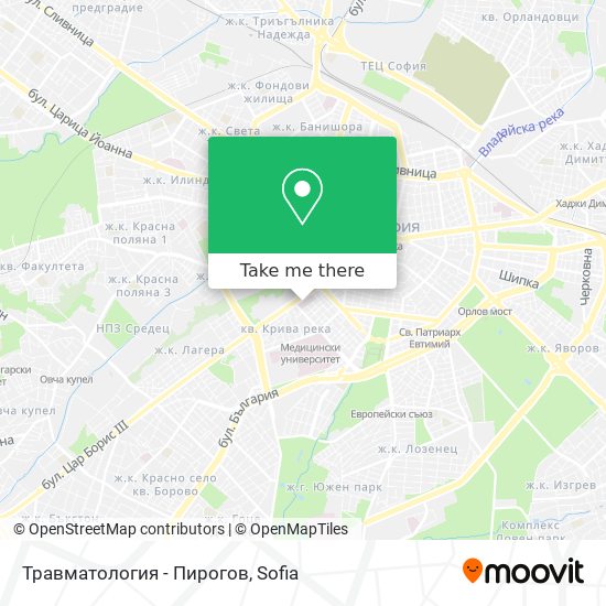 Карта Травматология - Пирогов