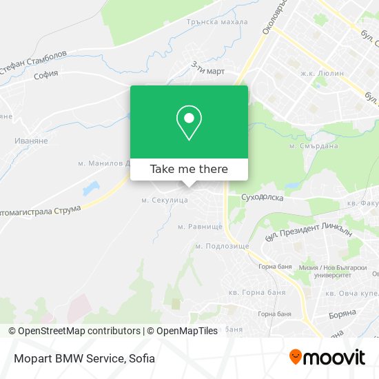 Карта Mopart BMW Service