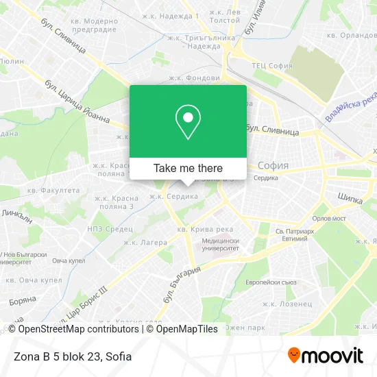 Карта Zona B 5 blok 23