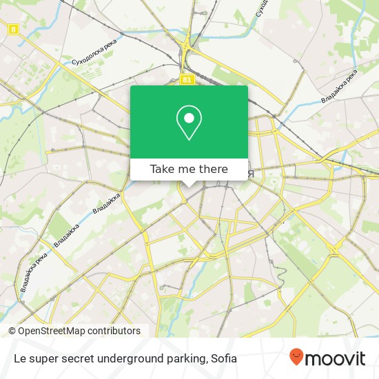 Карта Le super secret underground parking