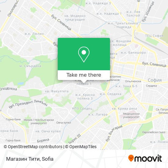 Магазин Тити map