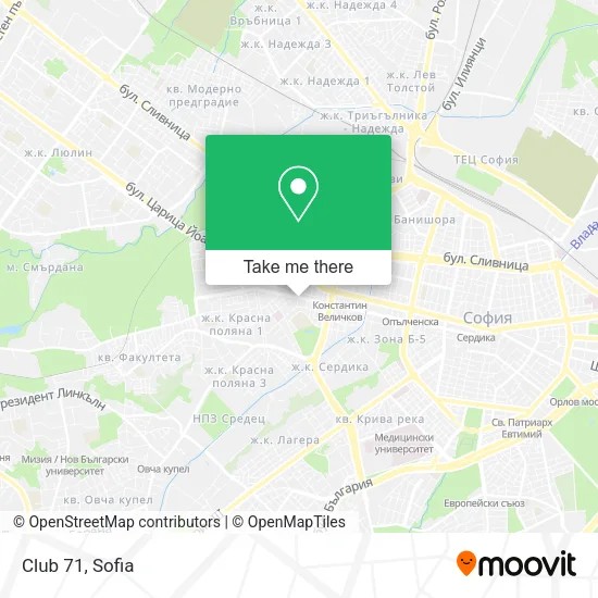 Карта Club 71