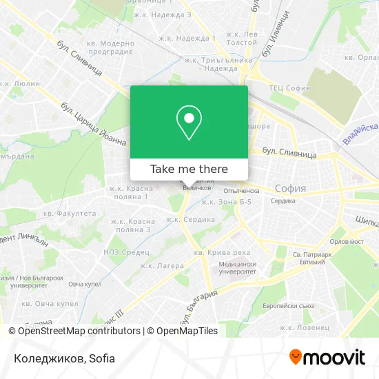 Карта Коледжиков