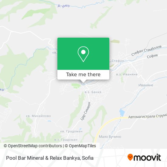 Pool Bar Mineral & Relax Bankya map