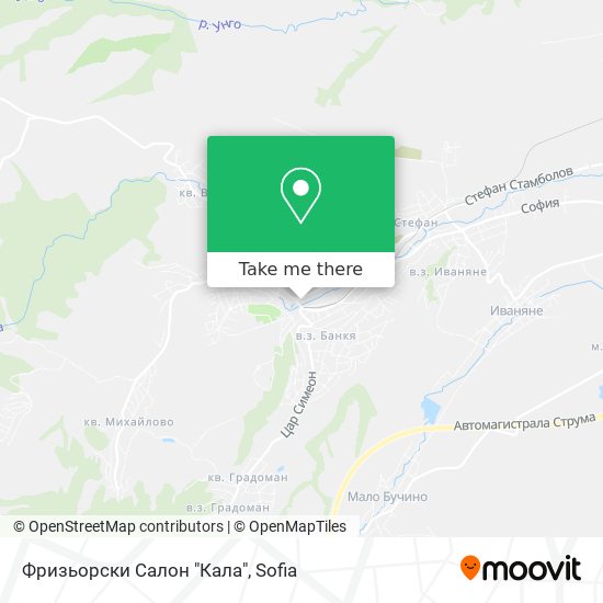 Фризьорски Салон "Кала" map