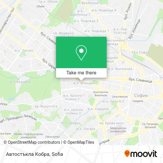 Карта Автостъкла Кобра