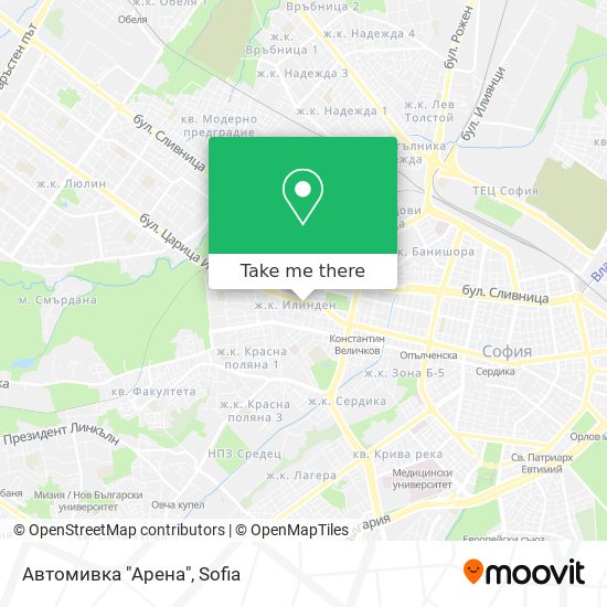 Автомивка "Арена" map