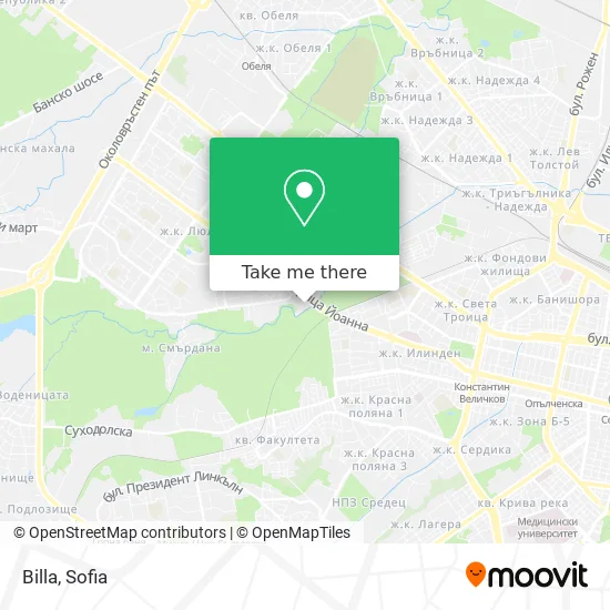 Карта Billa