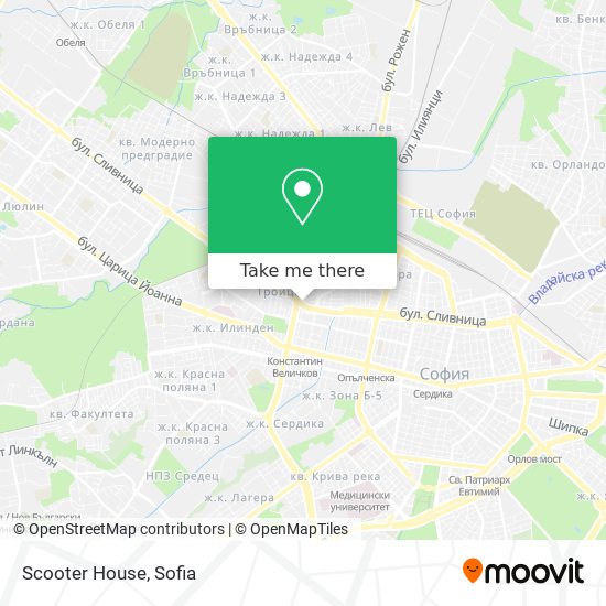 Scooter House map