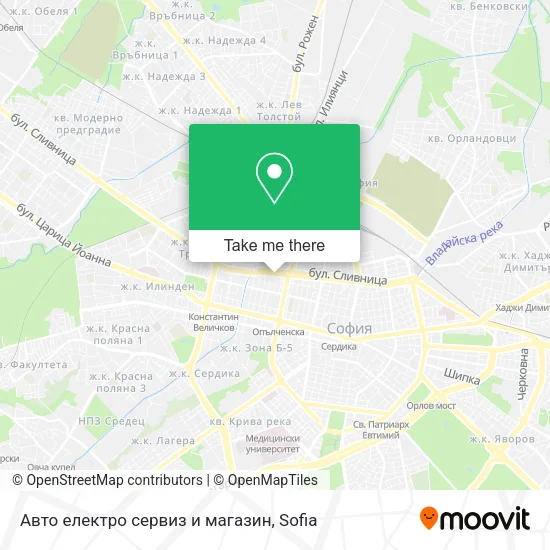 Карта Авто електро сервиз и магазин