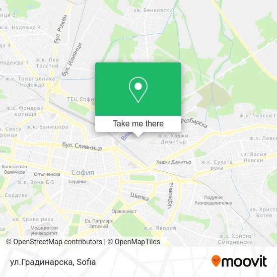 Карта ул.Градинарска
