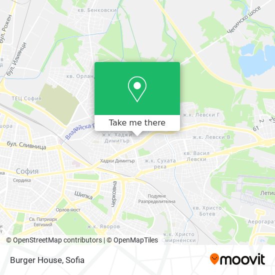 Burger House map