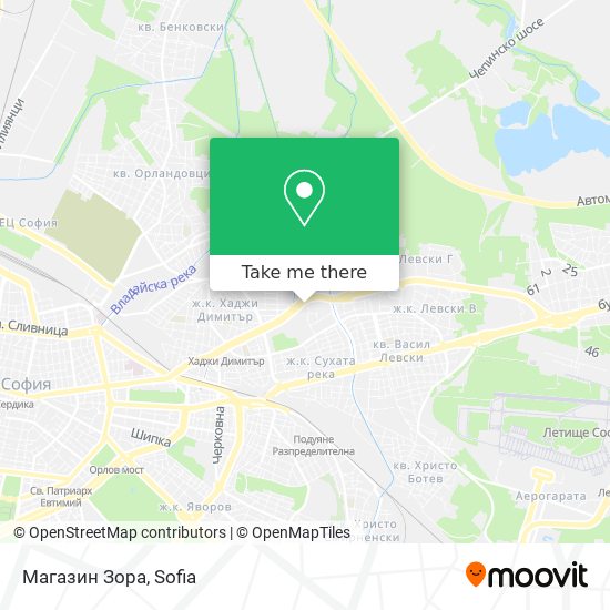 Магазин Зора map