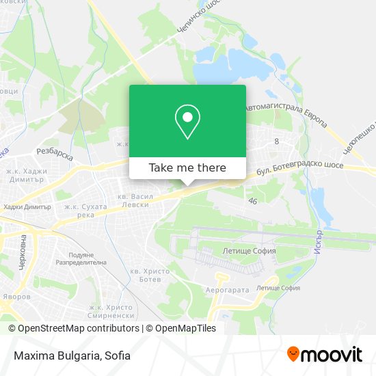 Maxima Bulgaria map