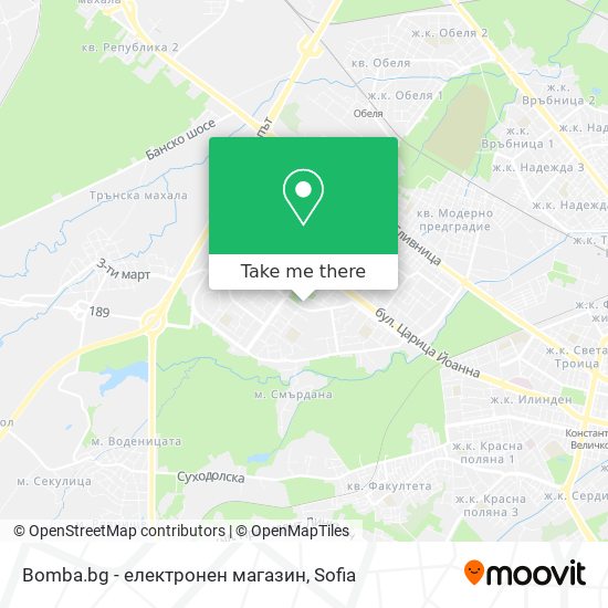 Карта Bomba.bg - електронен магазин