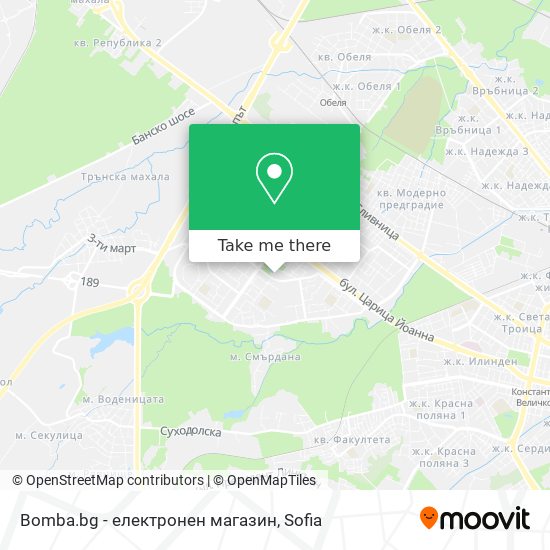 Bomba.bg - електронен магазин map