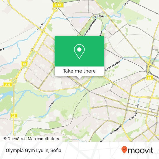 Olympia Gym Lyulin map