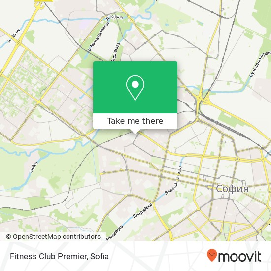 Fitness Club Premier map