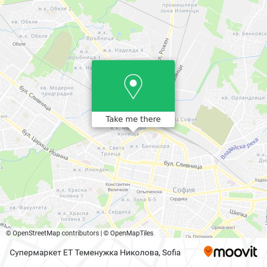 Супермаркет ЕТ Теменужка Николова map