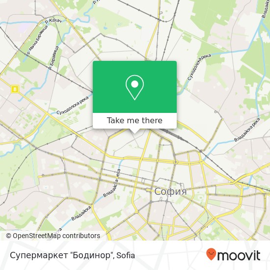 Супермаркет "Бодинор" map