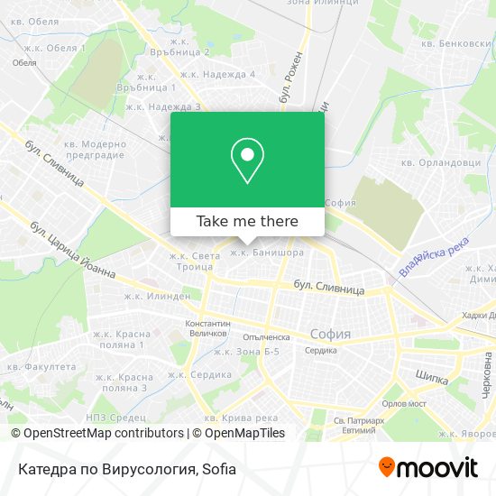 Катедра по Вирусология map