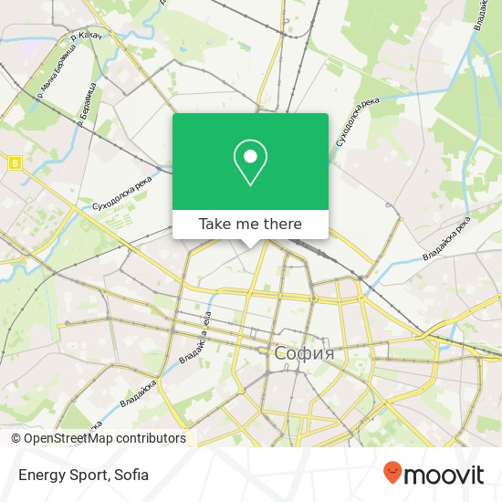 Карта Energy Sport