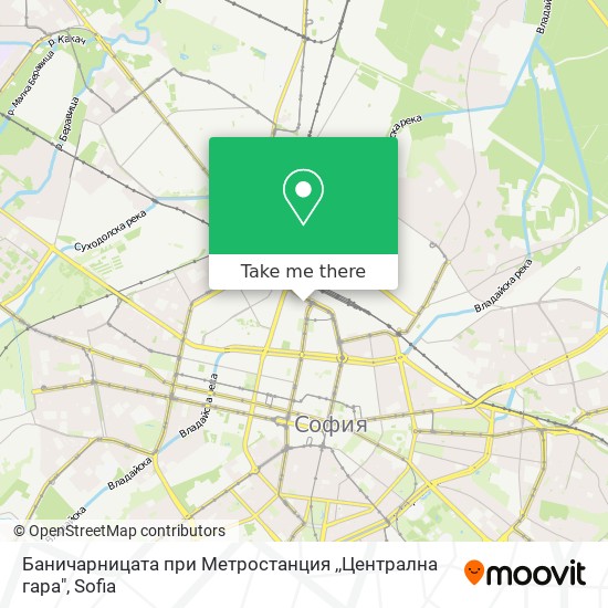 Баничарницата при Метростанция ,,Централна гара" map