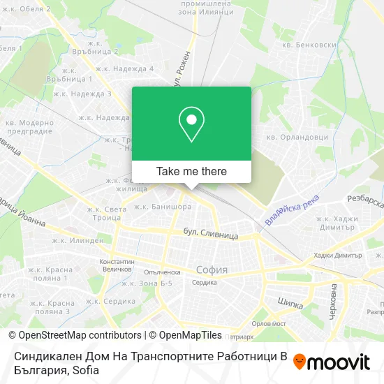 Карта Синдикален Дом На Транспортните Работници В България