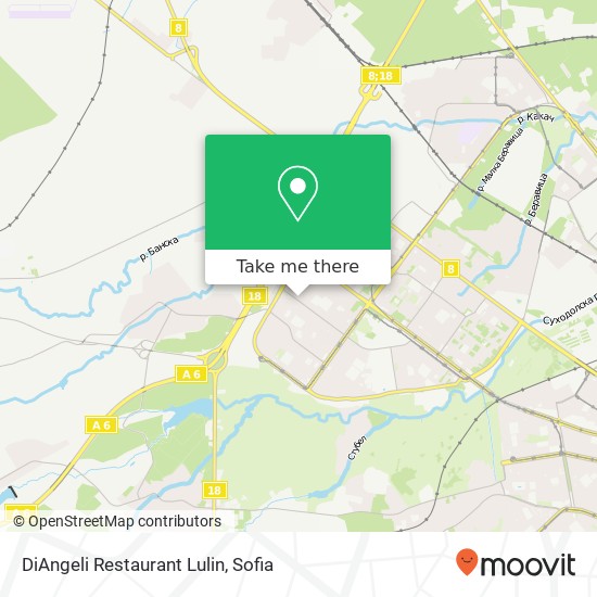 DiAngeli Restaurant Lulin map