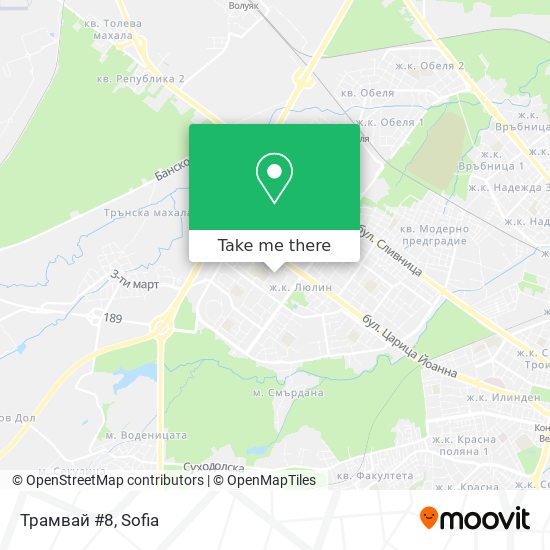 Трамвай #8 map