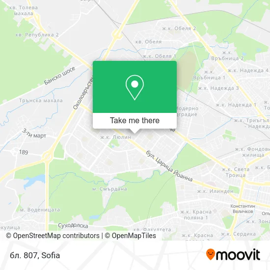 Карта бл. 807