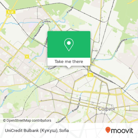 UniCredit Bulbank (Кукуш) map