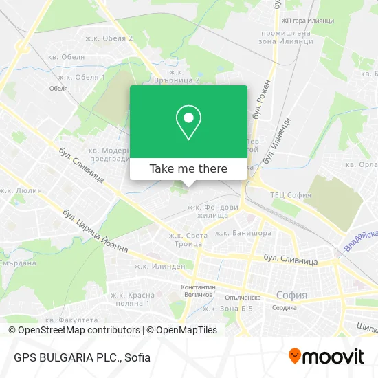 GPS BULGARIA PLC. map